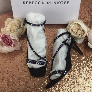 Rebecca Minkoff Embellished High-Heel Sandal 9.5M